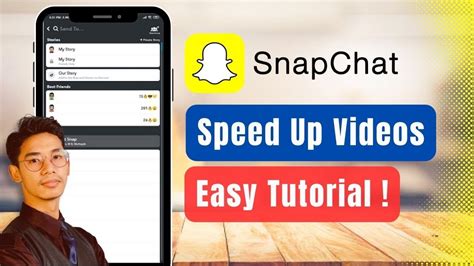 how to speed up snapchat video